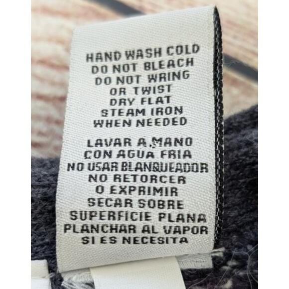 Croft & Barrows Women's Cardigan Blue Multicolor Fair Isle Sweater Size 1XL Boho - Picture 5 of 16